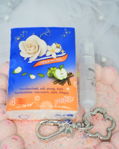 ✪ 清新花香🌷酒精消毒噴霧/按鍵兩用筆 ✪