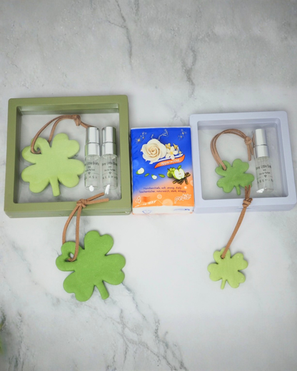 ✿ 四葉草擴香石 ♡ 2支迷你香水 ✿