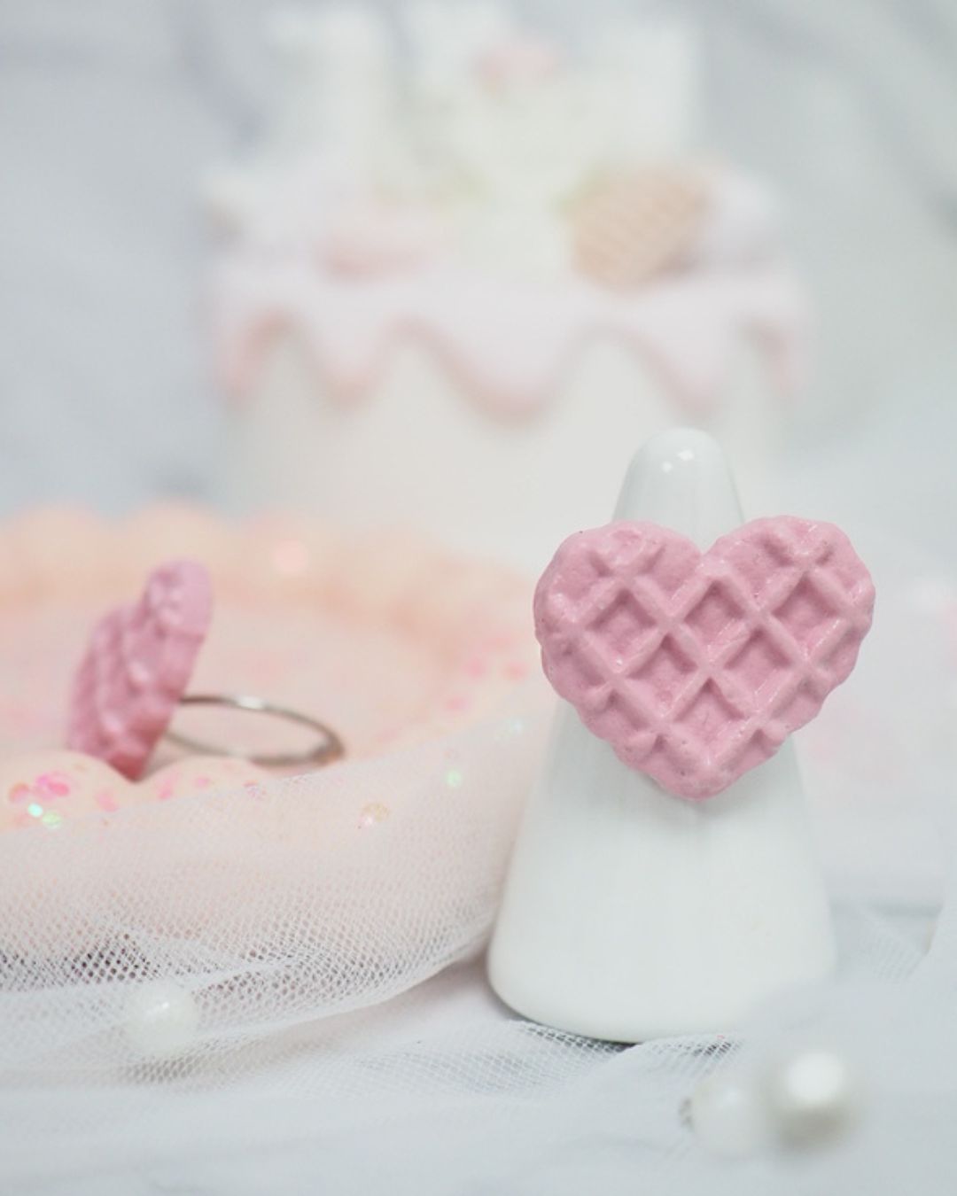 ♥ 戒指ღ心心窩夫♥