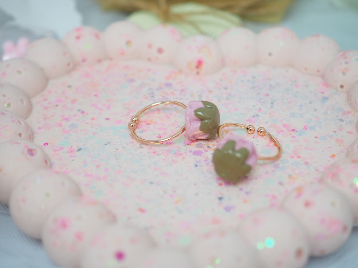 ♥ 戒指ღ草莓布丁 ♥