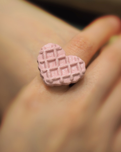 ♥ 戒指ღ心心窩夫♥